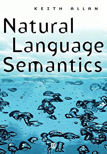Stock image for Natural Language Semantics for sale by Blackwell's