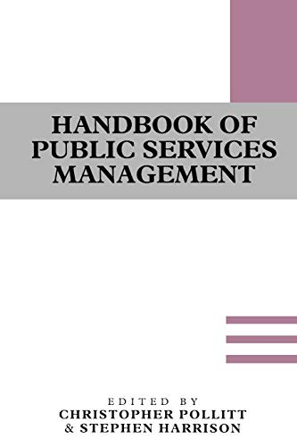 Imagen de archivo de Handbook of Public Services Management a la venta por Anybook.com