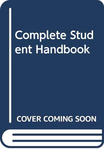 9780631193739: The Complete Student Handbook