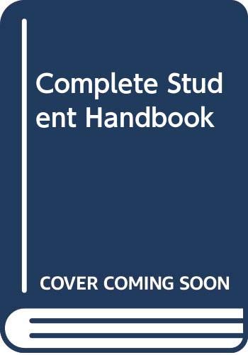 9780631193739: Complete Student Handbook