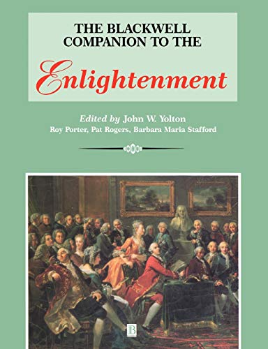 Imagen de archivo de A Companion to the Enlightenment (Blackwell Companions to Literature and Culture) a la venta por More Than Words