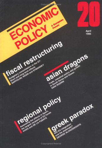 9780631198574: Economic Policy: June 1995 No. 20: A European Forum: 0020