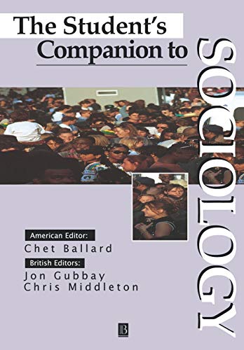 9780631199489: STUDENT'S COMPANION TO SOCIOLOGY