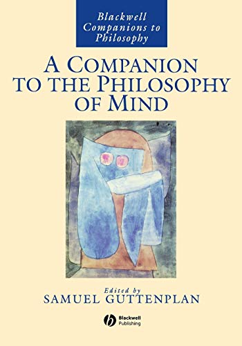 A Companion to the Philosophy of Mind - Guttenplan, Samuel