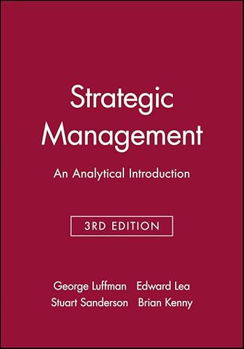 Immagine dell'editore per Strategic Management: An Analytical Introduction venduto da AwesomeBooks