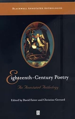 9780631206231: Eighteenth–Century Poetry: An Annotated Anthology (Blackwell Annotated Anthologies)