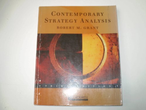 Stock image for Contemporary Strategy Analysis : Concepts, Techniques, Applications. 3rd Edition. for sale by Bingo Used Books