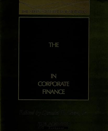 Stock image for Discussing the Revolution in Corporate Finance (Blackwell Business S.) for sale by Anybook.com