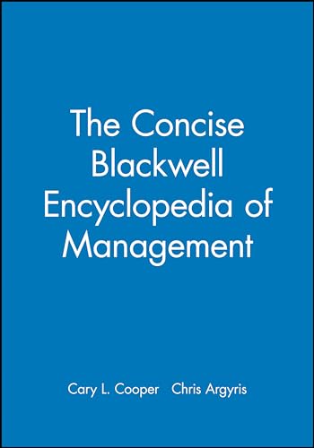 Beispielbild fr CONSE ENCY OF MNGT (Blackwell Business) zum Verkauf von AwesomeBooks