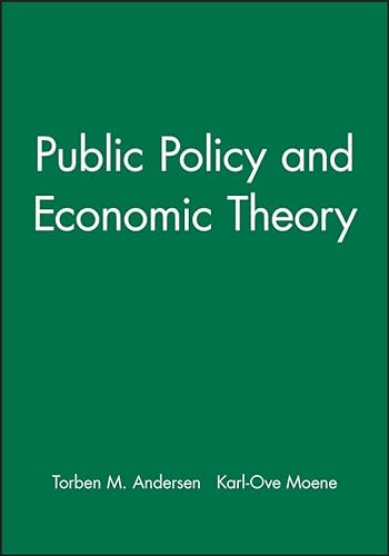Imagen de archivo de Public Policy and Economic Theory. a la venta por Grendel Books, ABAA/ILAB