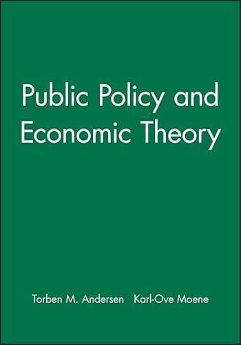 Public Policy and Economic Theory.