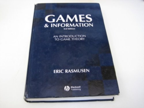 9780631210955: Games and Information: An Introduction to Game Theory Third Edition