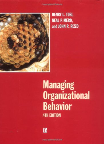 9780631212577: Managing Organizational Behaviour (MANAGING ORGANIZATIONAL BEHAVIOR)