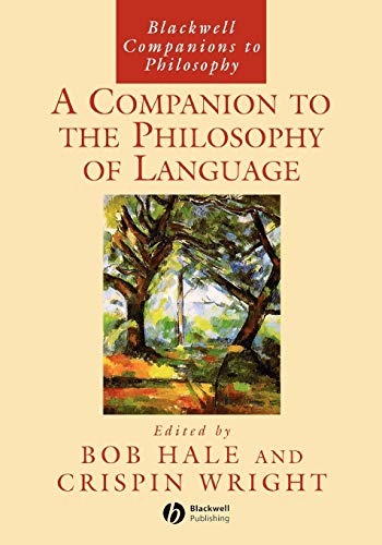 9780631213260: Companion Philsphy of Language: 1 (Blackwell Companions to Philosophy)