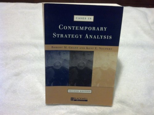 Stock image for Cases in Contemporary Strategy Analysis for sale by Edmonton Book Store