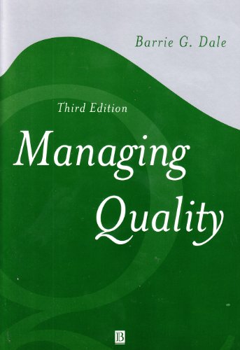 Stock image for Managing Quality for sale by Better World Books: West