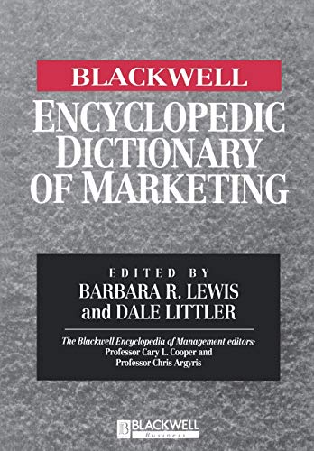 9780631214854: The Blackwell Encyclopedic Dictionary of Marketing