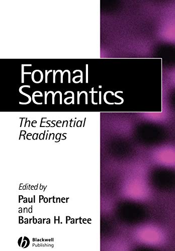 9780631215424: Formal Semantics