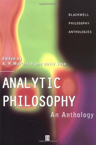 Imagen de archivo de Analytic Philosophy: An Anthology a la venta por Open Books