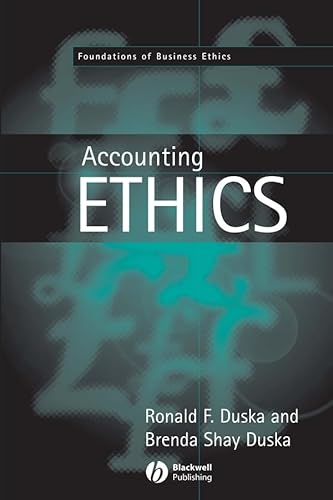 Beispielbild fr Accounting Ethics zum Verkauf von Better World Books