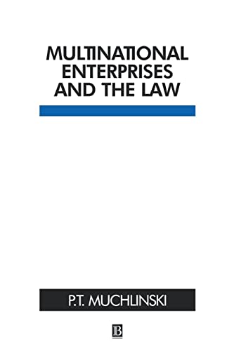 9780631216766: Multinational Enterprises and the Law
