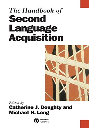 9780631217541: The Handbook of Second Language Acquisition (Blackwell Handbooks in Linguistics)