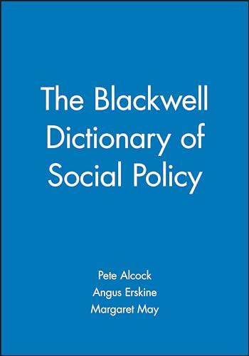 Stock image for Blackwell Dictionary of Social Policy for sale by AwesomeBooks