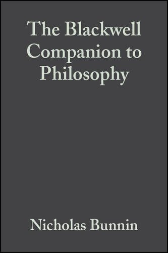 9780631219071: The Blackwell Companion to Philosophy (Blackwell Companions to Philosophy)