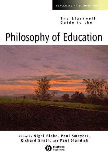 9780631221197: The Blackwell Guide to the Philosophy of Education