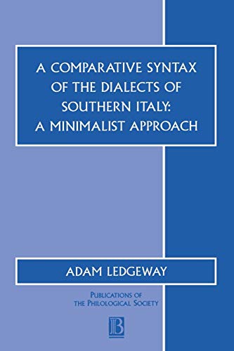 Stock image for Comparative Syntax of the Dialects (Publications of the Philological Society) for sale by Chiron Media