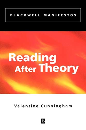 Reading After Theory (9780631221685) by Cunningham, Valentine