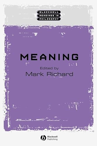 Stock image for Meaning (Blackwell Readings in Philosophy) for sale by Books From California