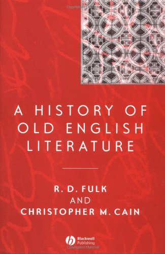 Imagen de archivo de A History of Old English Literature a la venta por Row By Row Bookshop