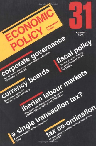 9780631224099: Economic Policy 31