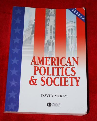 9780631224167: American Politics and Society