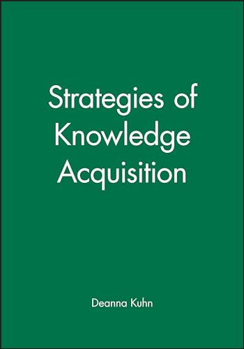 9780631224501: Strategies of Knowledge Acquisition (Monographs of the Society for Research in Child Development)