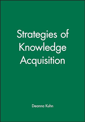 Stock image for Strategies of Knowledge Acquisition (Monographs of the Society for Research in Child Development) for sale by Chiron Media