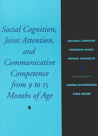Stock image for Social Cognition, Joint Attention, and Communicative Competence from Nine to Fifteen Months of Age for sale by ThriftBooks-Atlanta
