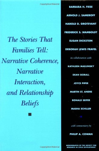 Beispielbild fr The Stories That Families Tell: Narrative Coherence, Narrative Interaction, and Relationship Beliefs (Monographs of the Society for Research in Child Development) zum Verkauf von Buchpark