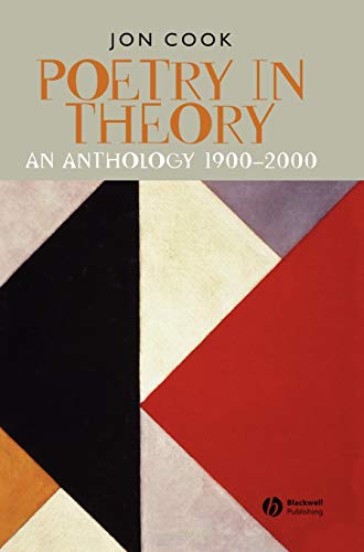 Imagen de archivo de Poetry in Theory a la venta por Blackwell's