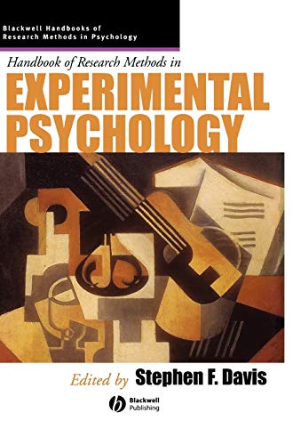 Imagen de archivo de Handbook of Research Methods in Experimental Psychology a la venta por Better World Books: West