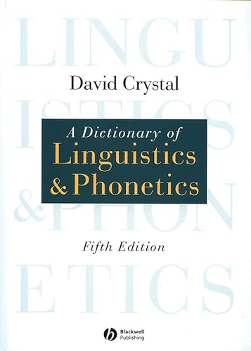 9780631226642: A Dictionary of Linguistics and Phonetics (Language Library)