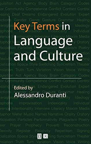 Beispielbild fr Key Terms in Language and Culture zum Verkauf von medimops