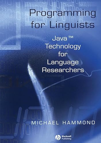 Beispielbild fr Programming for Linguists: Java Technology for Language Researchers zum Verkauf von medimops