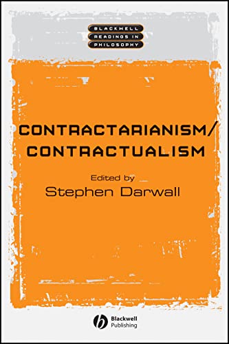 Beispielbild fr Contractarianism/contractualism zum Verkauf von Blackwell's