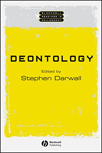 Imagen de archivo de Deontology a la venta por Blackwell's