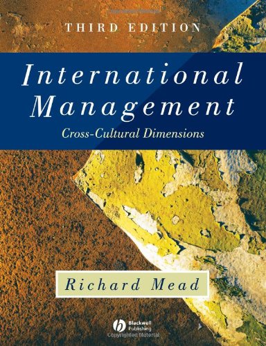 9780631231776: International Management: Cross–Cultural Dimensions