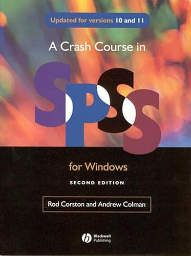 9780631232063: A Crash Course in SPSS for Windows: Versions 10 and 11