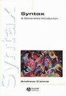 9780631232377: Syntax: A Generative Introduction: Instructor's Handbook (Introducing Linguistics)