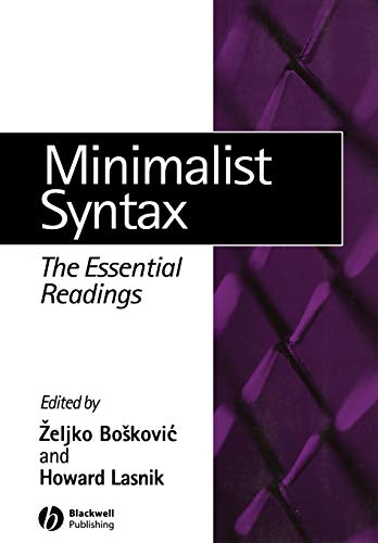

Minimalist Syntax: The Essential Readings